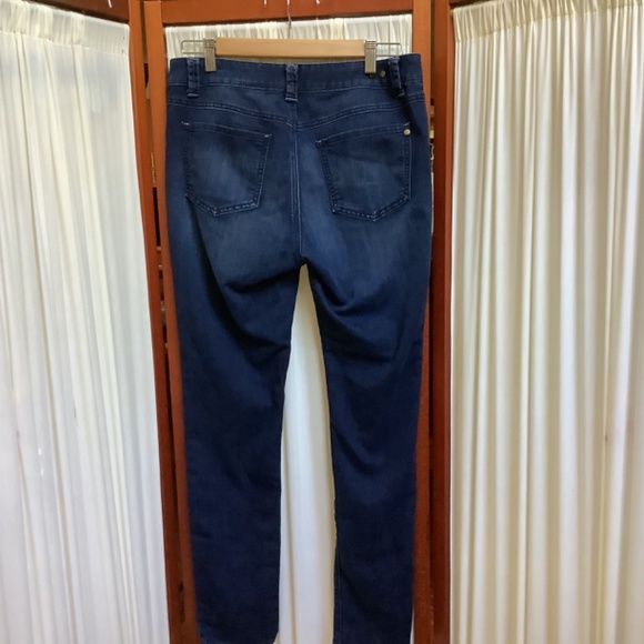 CAbi Bree Jeans #514 Deep Blue Wash Straight Leg Stretch Size 8 - Picture 8 of 8